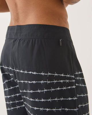 Brixton Blitz 19" Boardshort - Black/Barb Wire