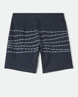 Brixton Blitz 19" Boardshort - Black/Barb Wire