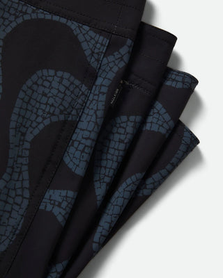 Brixton Blitz 19" Boardshort - Black/Future Grey Warped Tile