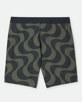 Brixton Blitz 19" Boardshort - Dark Olive/Black