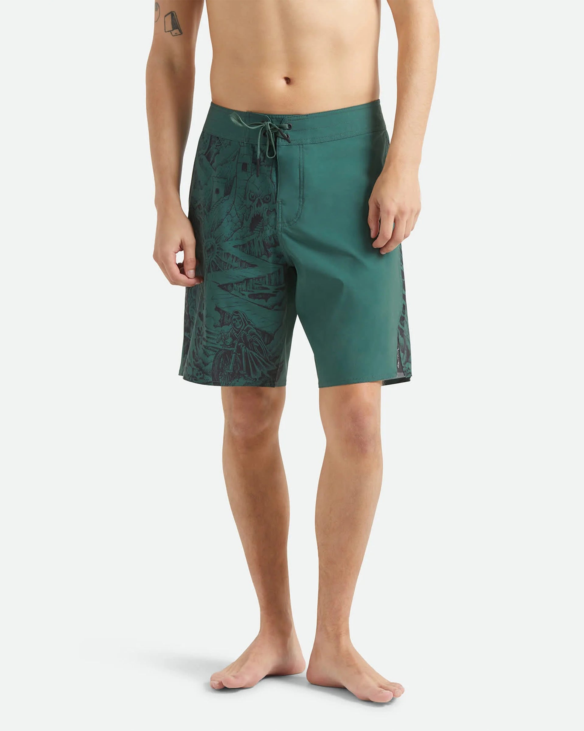 Brixton Blitz 19" Boardshort - Primary Green