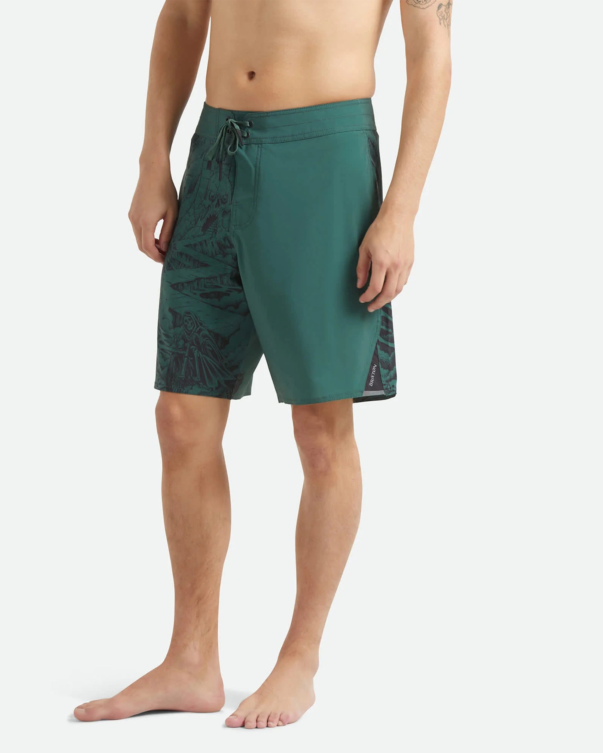Brixton Blitz 19" Boardshort - Primary Green