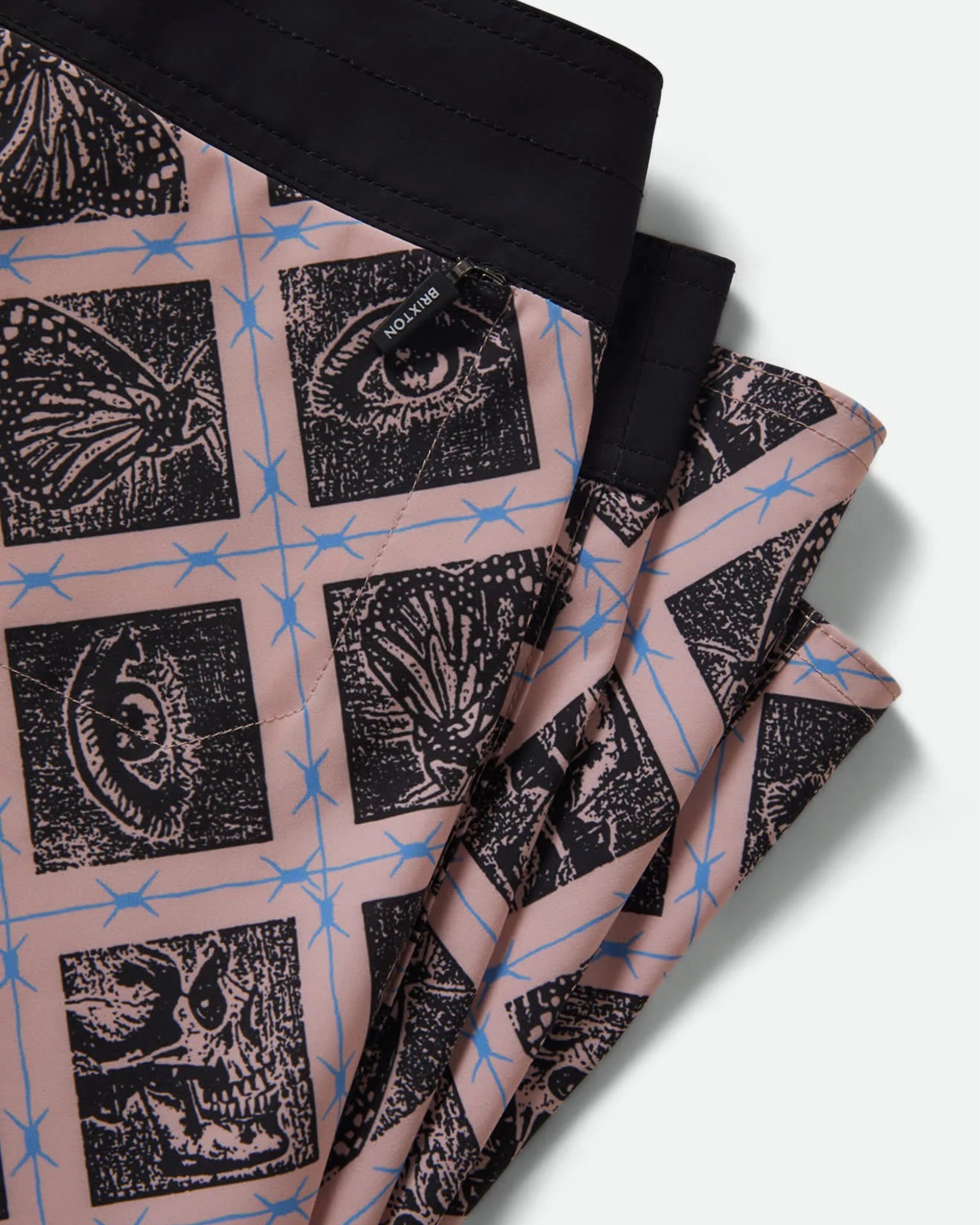 Brixton Blitz 19" Boardshort - Silver Pink/Black