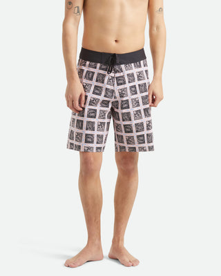 Brixton Blitz 19" Boardshort - Silver Pink/Black