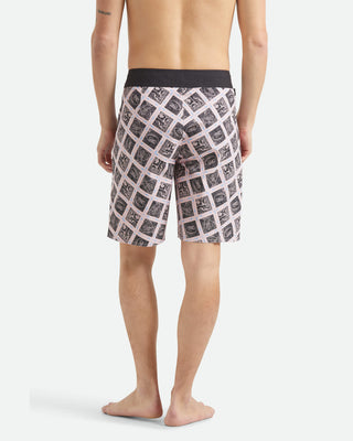 Brixton Blitz 19" Boardshort - Silver Pink/Black