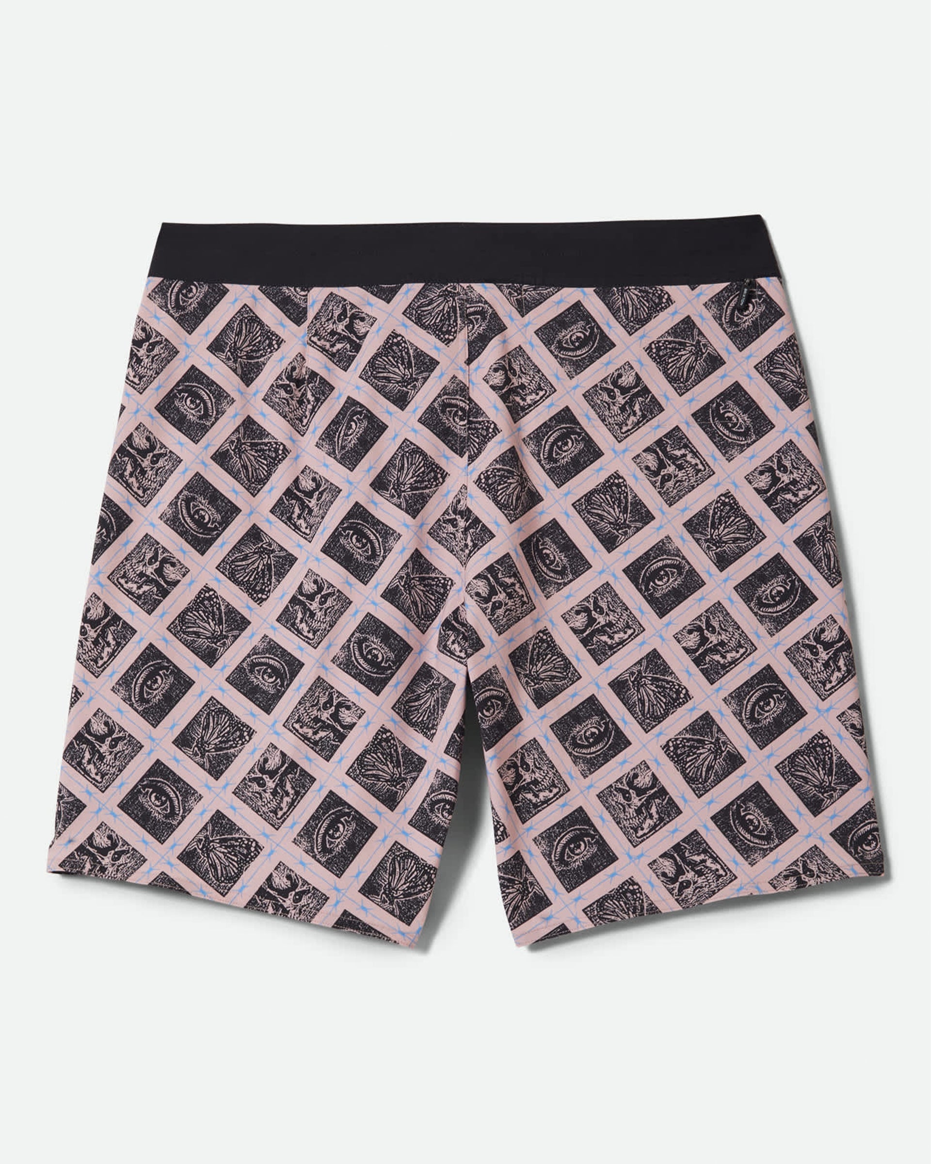 Brixton Blitz 19" Boardshort - Silver Pink/Black