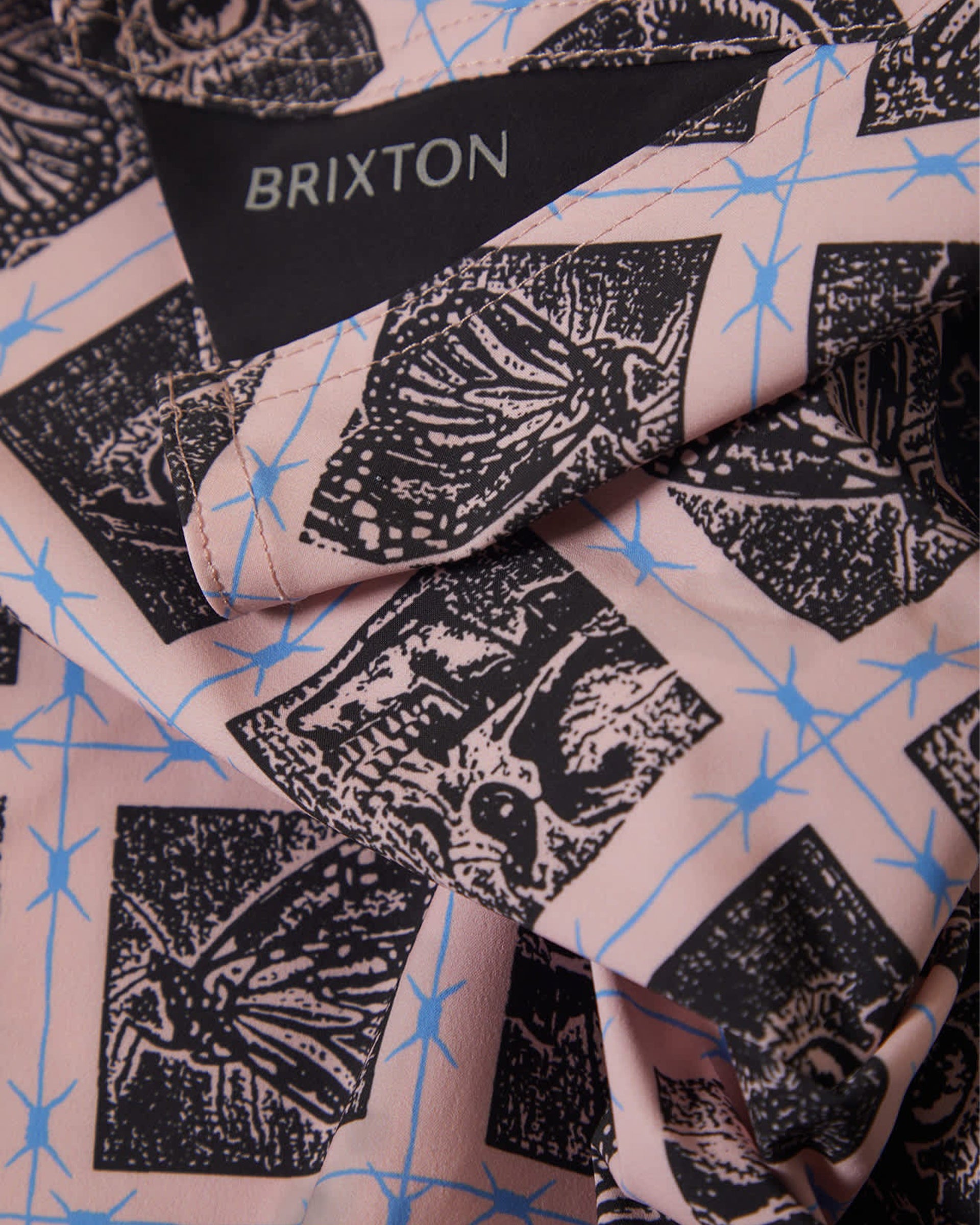 Brixton Blitz 19" Boardshort - Silver Pink/Black