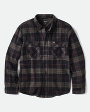 Brixton Bowery Flannel - Black/Charcoal