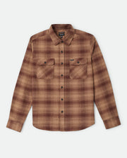 Brixton Bowery Flannel - Chocolate/Khaki