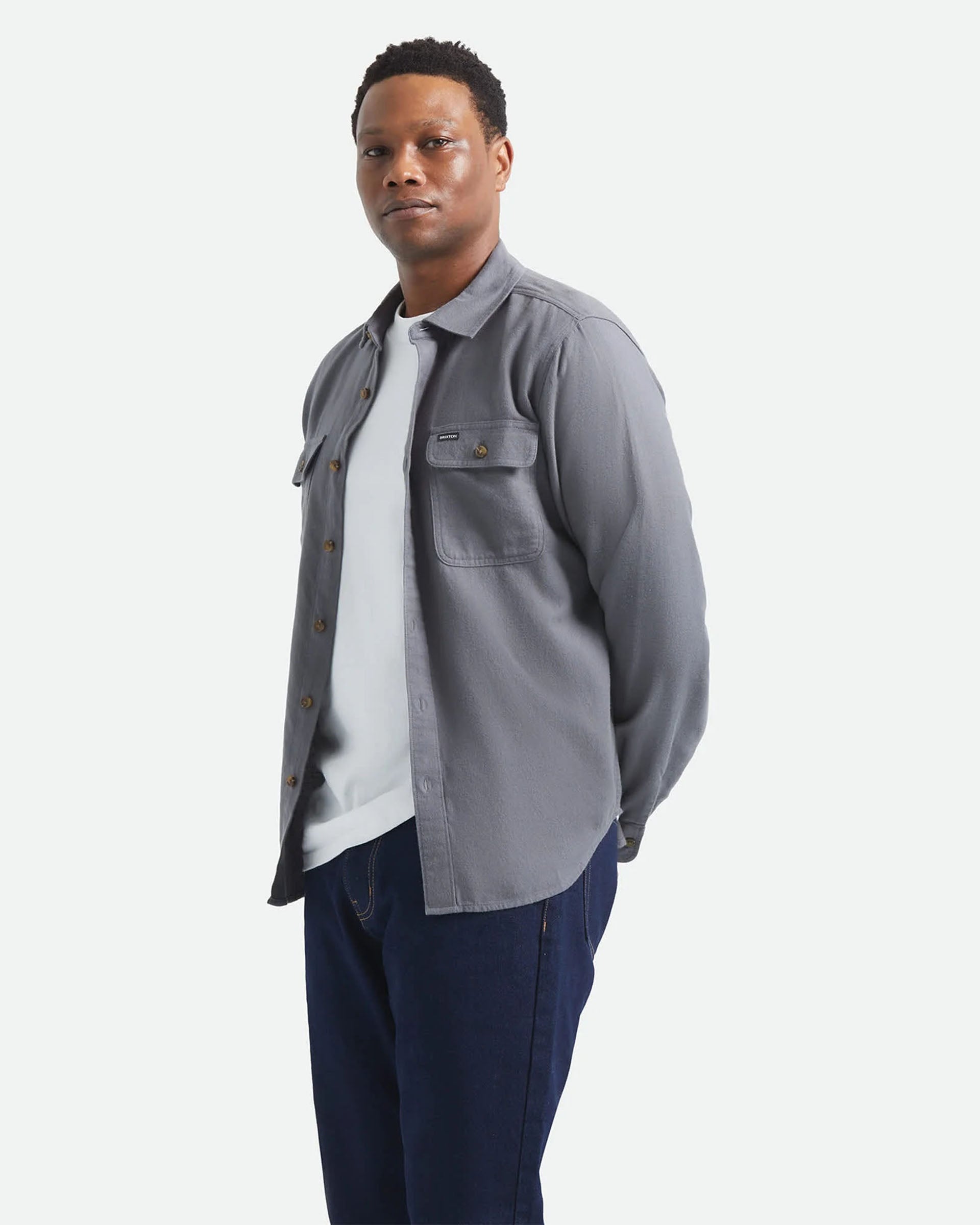 Bowery Lightweight Ultra Soft Flannel - Future Grey