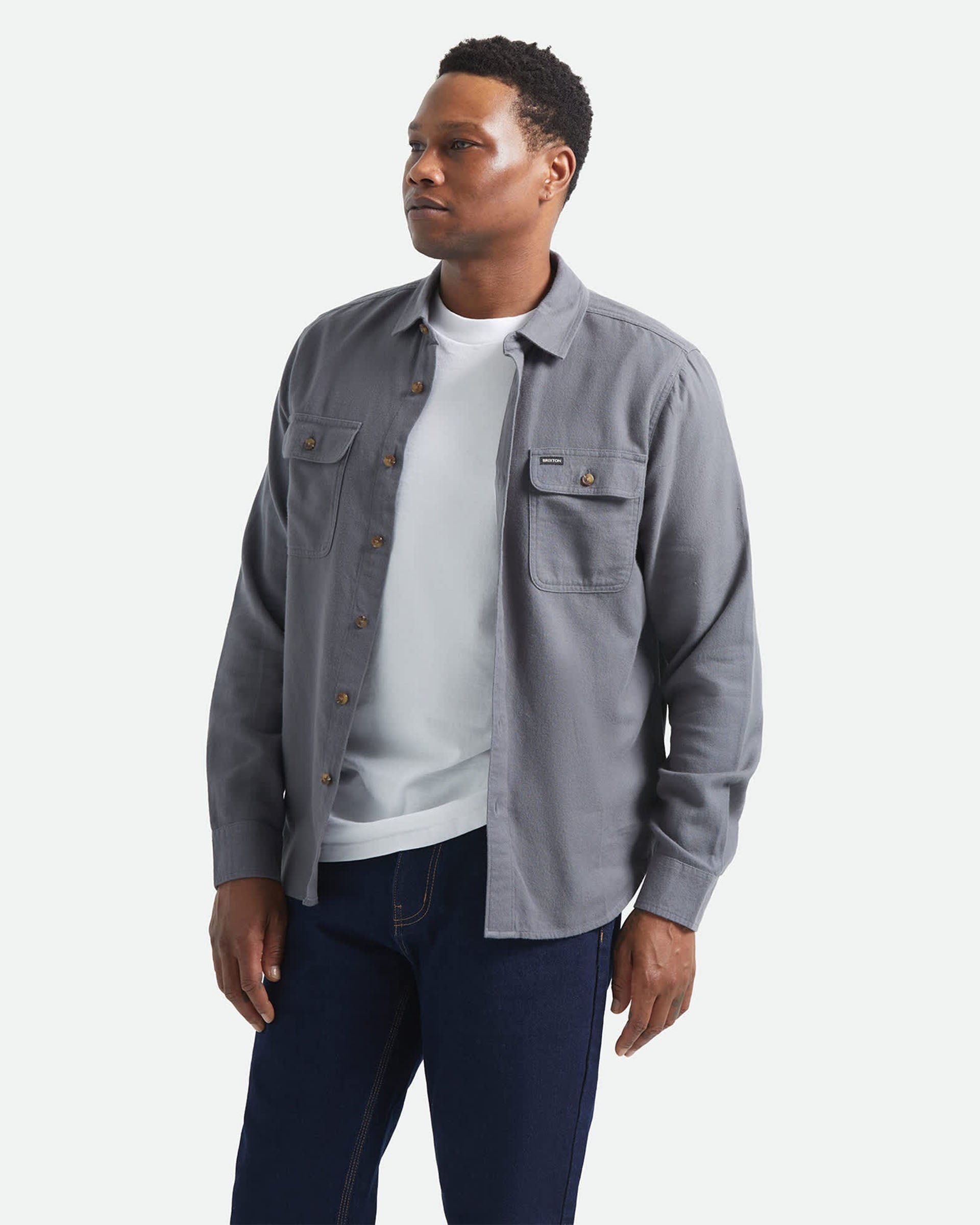 Bowery Lightweight Ultra Soft Flannel - Future Grey