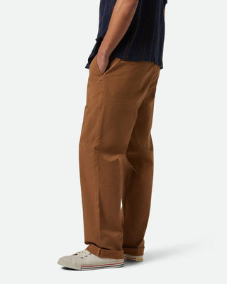 Brixton Broadway Elastic Waist Relaxed Pant - Washed Copper