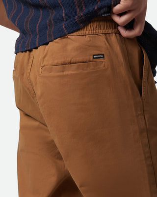 Brixton Broadway Elastic Waist Relaxed Pant - Washed Copper