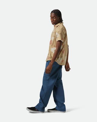 Brixton Broadway VW Elastic Waist Relaxed Pants - Washed Denim Blue