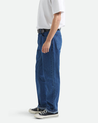 Brixton Builders 5-Pocket Stretch Pant - Medium Wash Denim