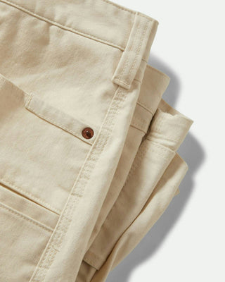 Brixton Builders Carpenter Baggy Short - Egret White