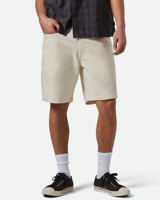 Brixton Builders Carpenter Baggy Short - Egret White