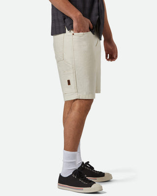Brixton Builders Carpenter Baggy Short - Egret White