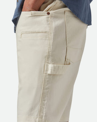 Brixton Builders Carpenter Baggy Short - Egret White