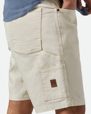 Brixton Builders Carpenter Baggy Short - Egret White