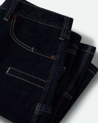 Brixton Builders Carpenter Baggy Short - Rinse Denim