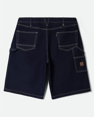 Brixton Builders Carpenter Baggy Short - Rinse Denim