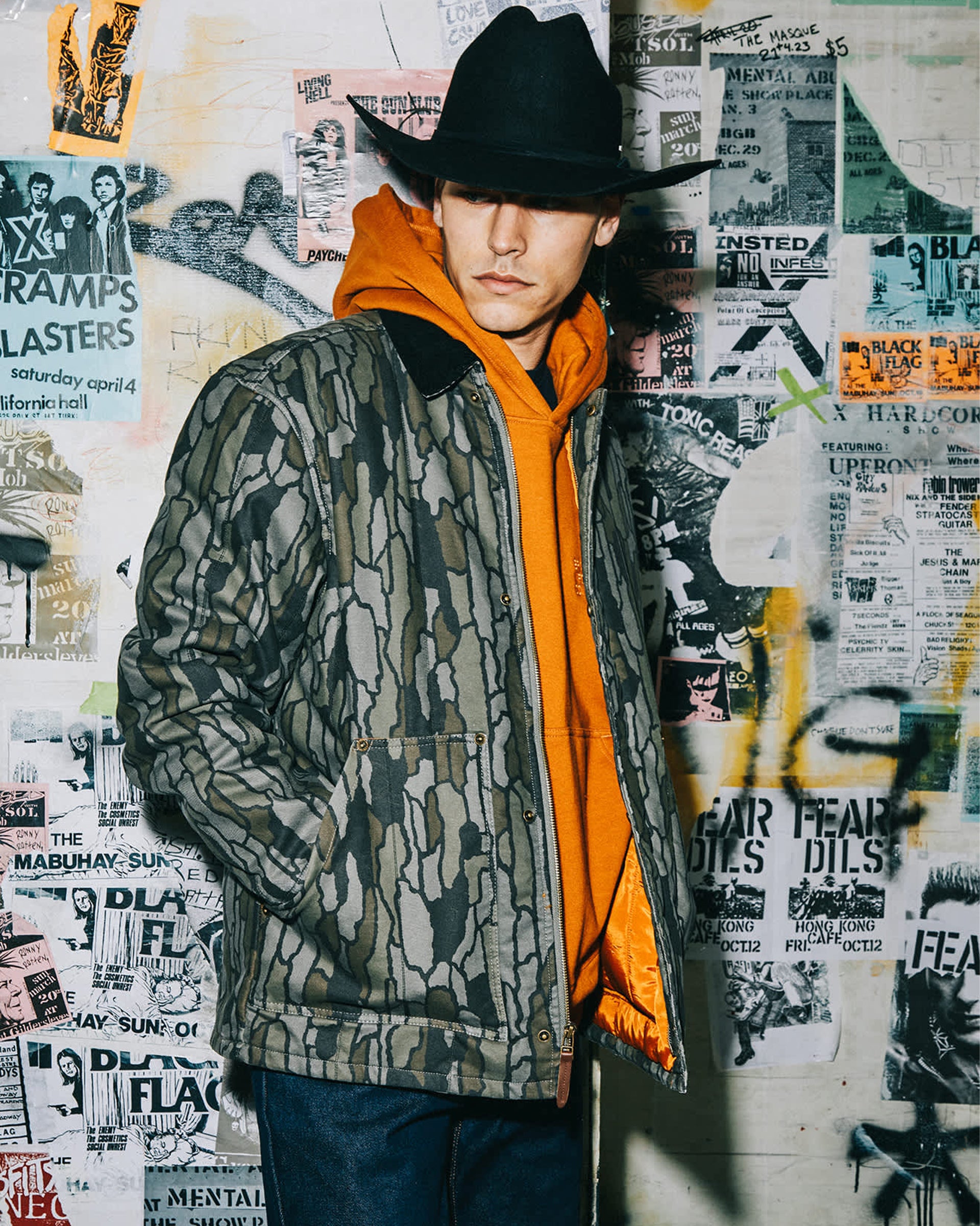 Brixton Builders Ranch Jacket - Bark Camo