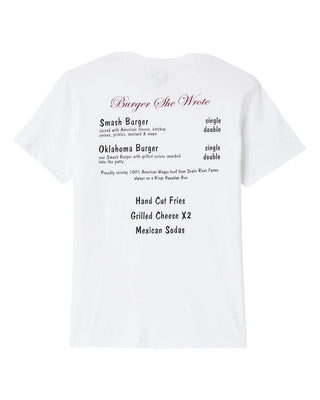 Brixton x Burger She Wrote Pocket Short Sleeve T-Shirt - White