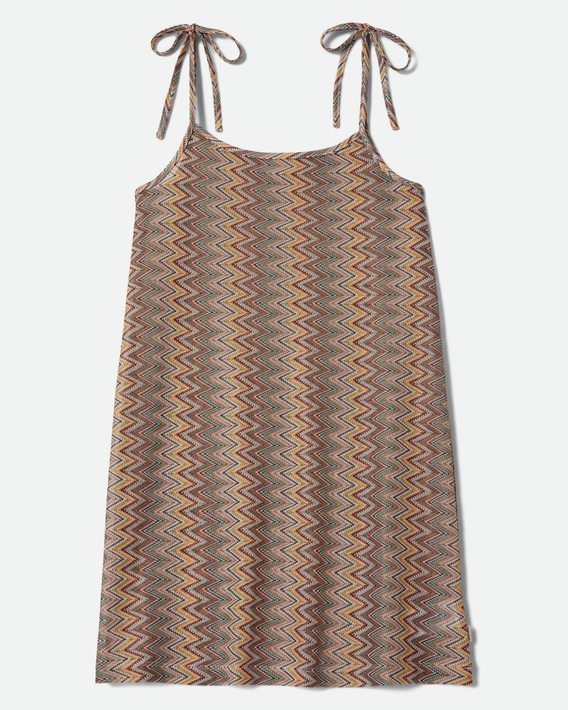 Brixton Women's The Cabana Mesh Tunic Dress - Multi Color Zigzag