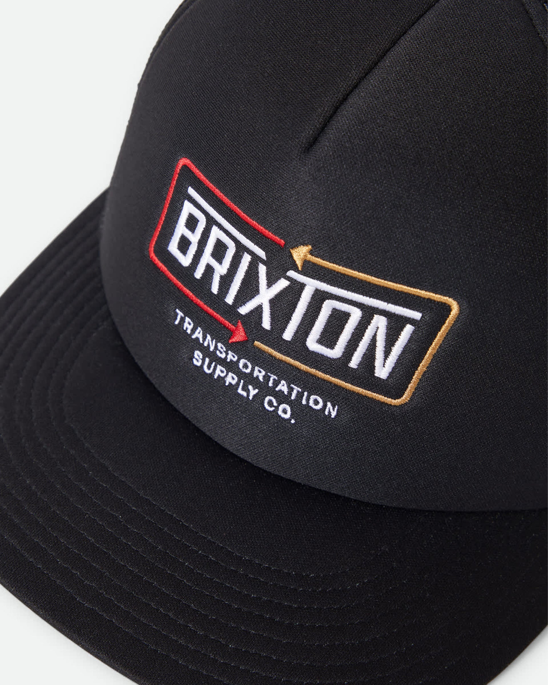 Brixton Caldwell Netplus Trucker Hat - Black/Black