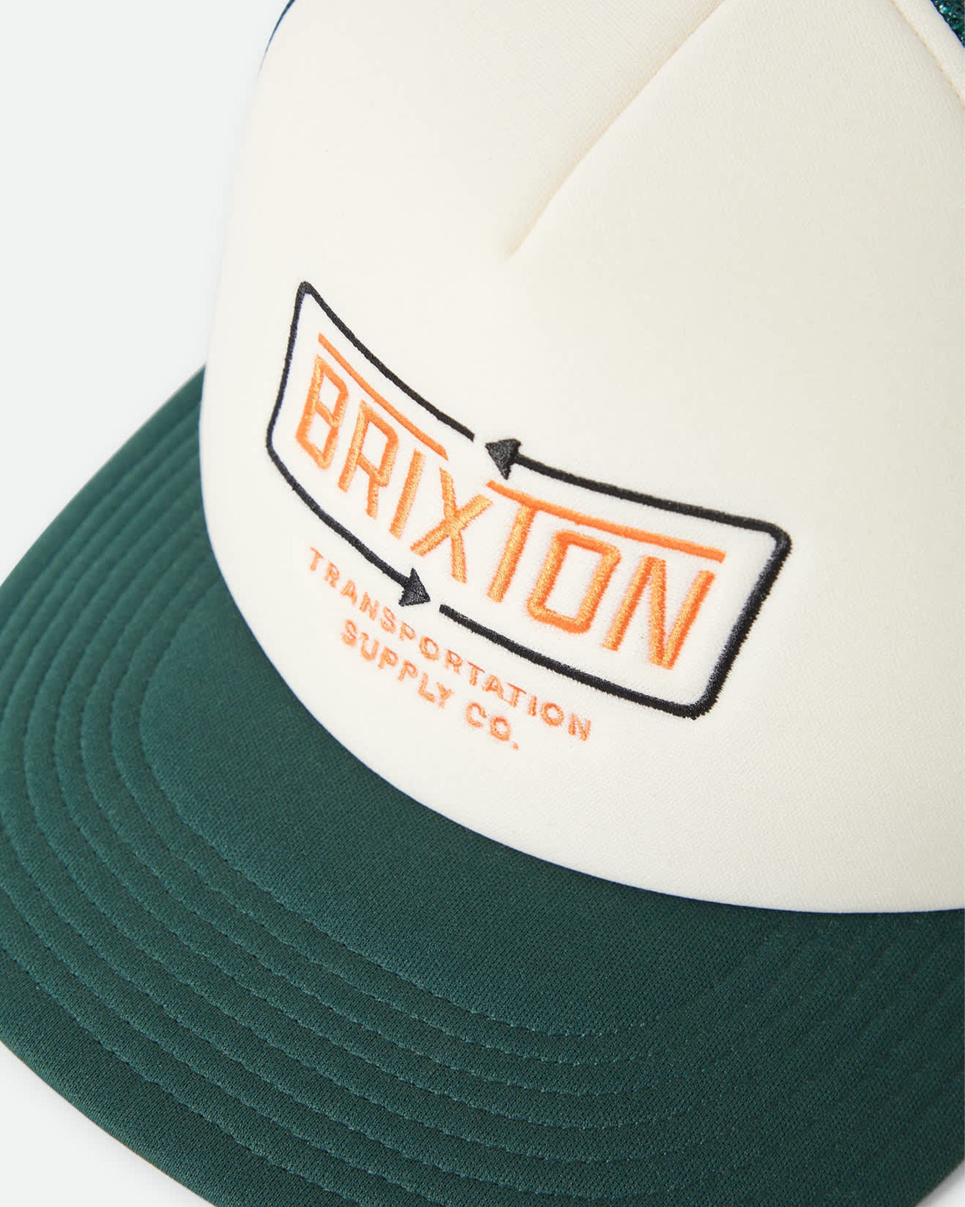 Brixton Caldwell Netplus Trucker Hat - Primal Green/Whitecap/Primal Green