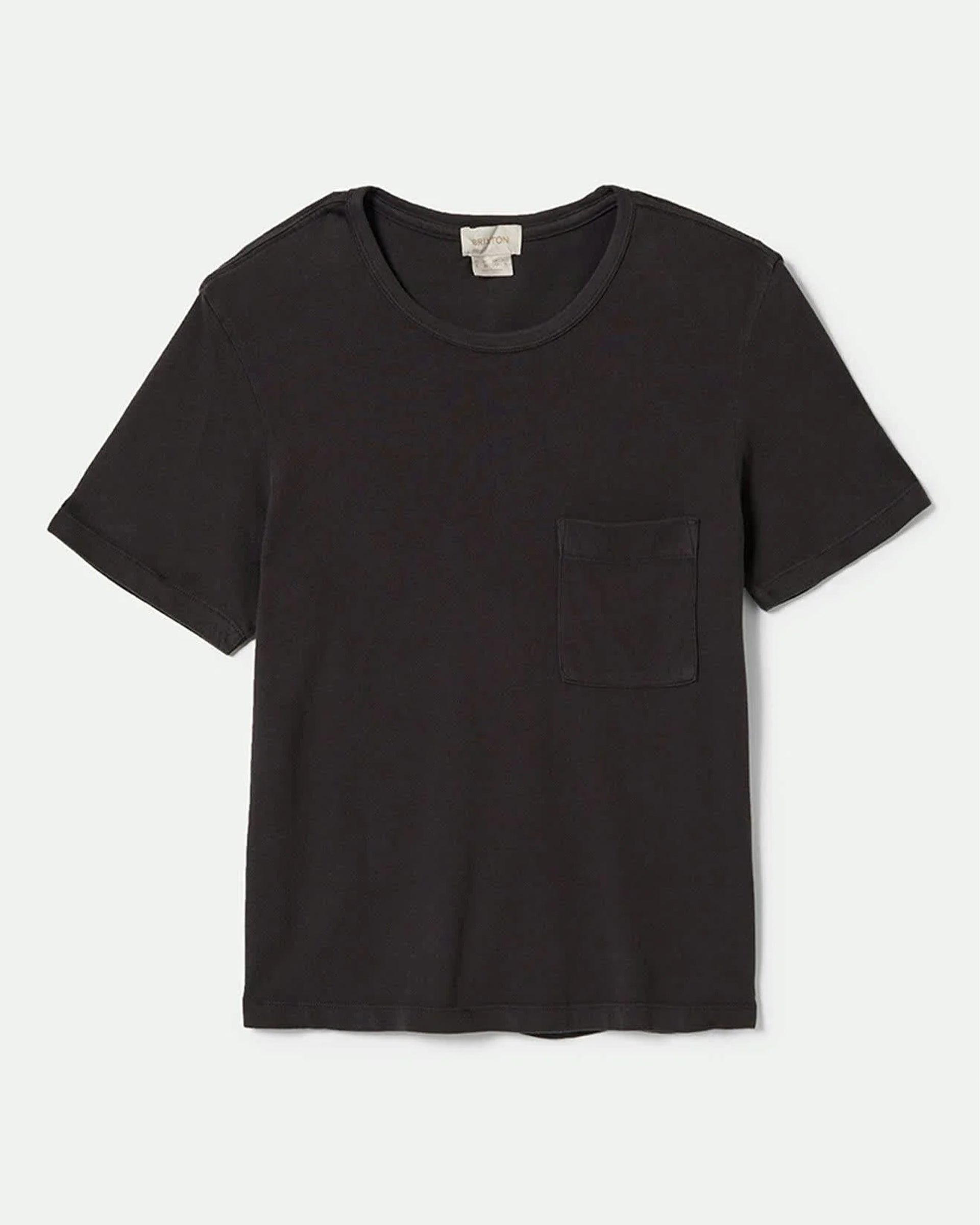 Women's Carefree Organic Garment Dye Perfect S/S T-Shirt - Black