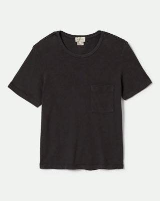 Women's Carefree Organic Garment Dye Perfect S/S T-Shirt - Black