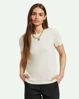 Carefree Organic Garment Dye Perfect Pocket S/S T-Shirt - White Smoke