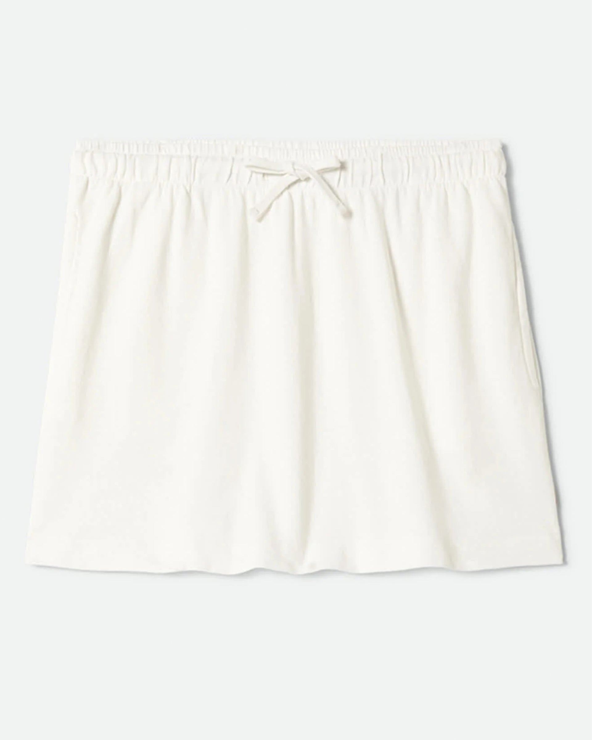 Brixton Women's Carefree Organic Garment Dye Lounge Skirt - Off White