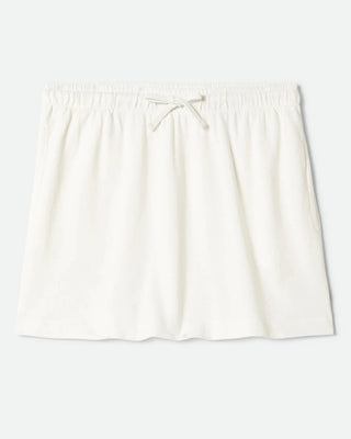 Brixton Women's Carefree Organic Garment Dye Lounge Skirt - Off White