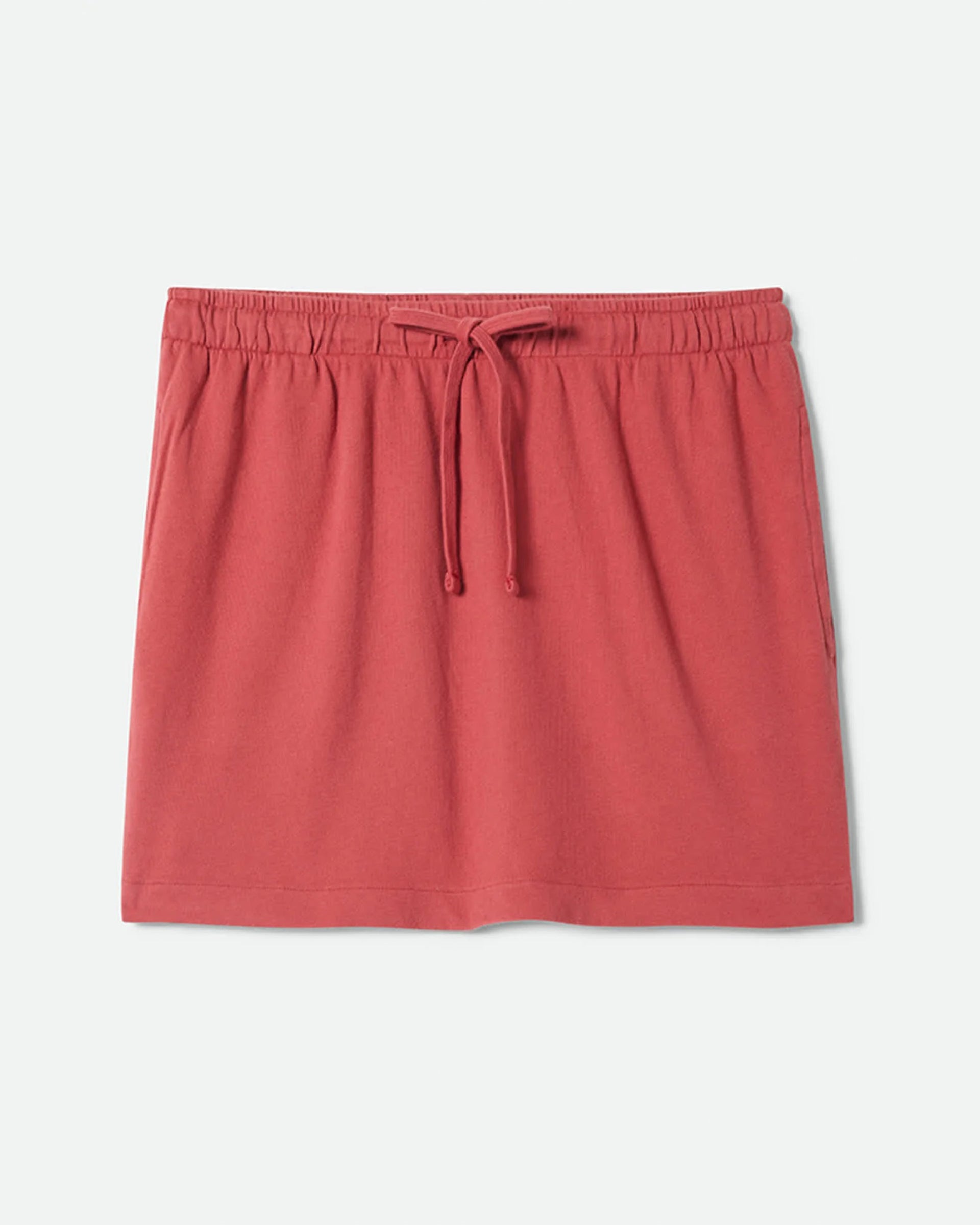 Brixton Women's Carefree Organic Garment Dye Lounge Skirt - Robust Red