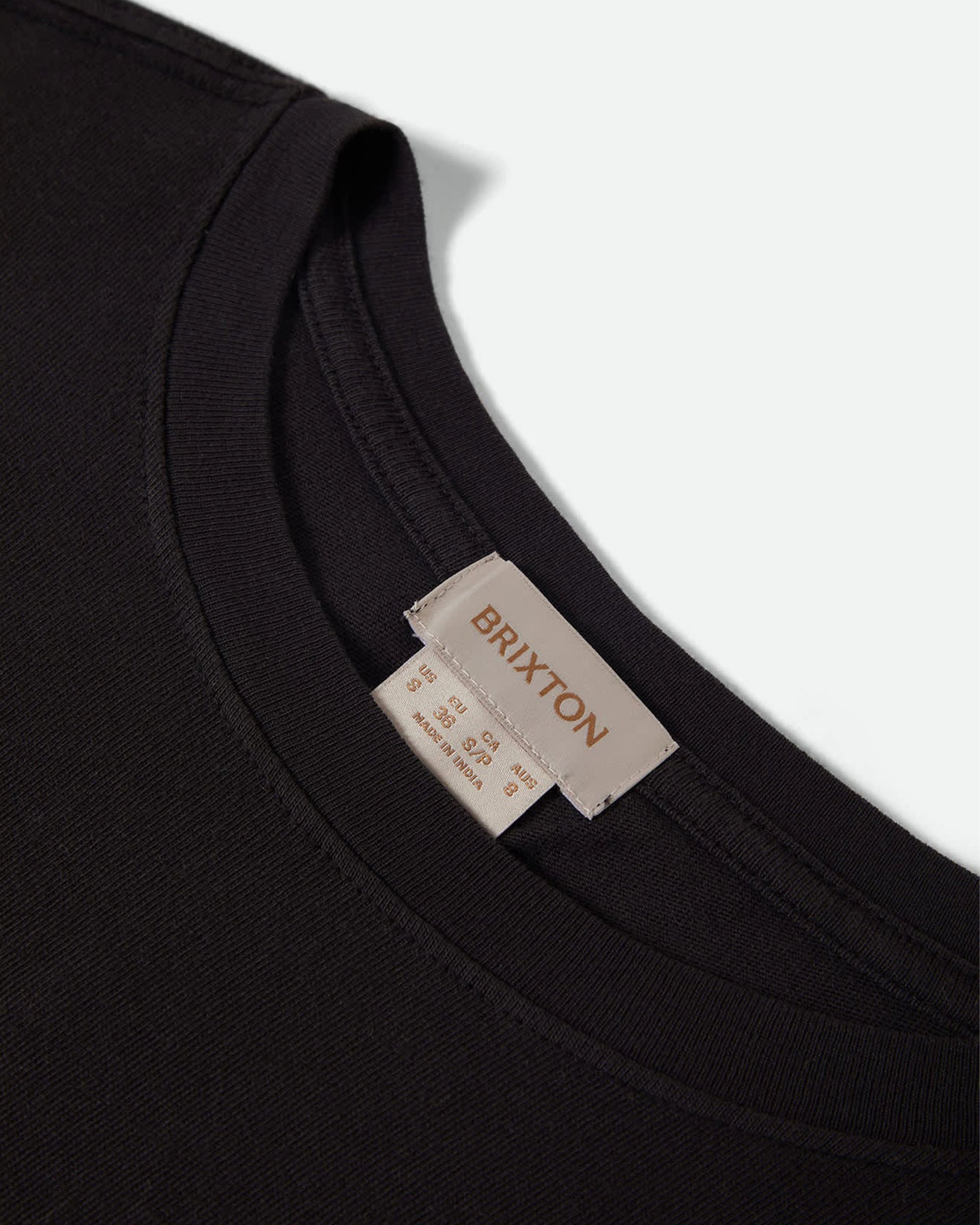 Brixton Women's Carefree Organic Garment Dye Cinch T-Shirt - Black