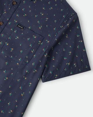 Charter Print S/S Shirt - Washed Navy/Micro Floral