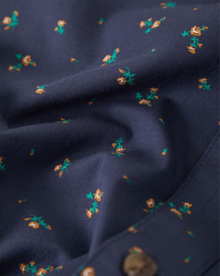 Charter Print S/S Shirt - Washed Navy/Micro Floral
