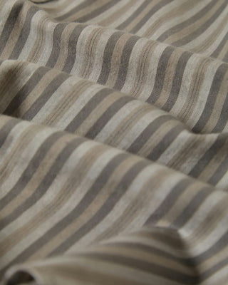 Brixton Charter Stripe Short Sleeve Shirt - Charcoal/Grey