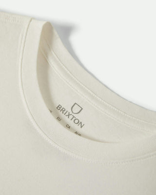 Brixton Women's Chill Out Fitted Crew Short Sleeve T-Shirt - Off White