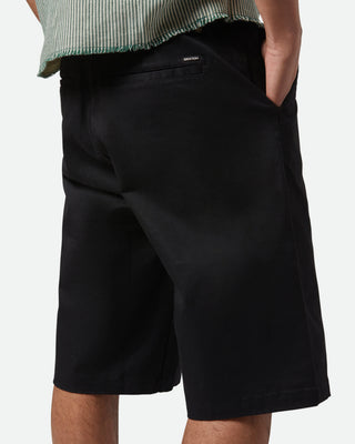 Brixton Choice Chino Baggy Short - Black