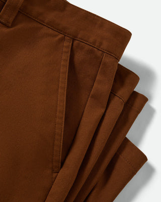 Brixton Choice Chino Baggy Short - Washed Copper