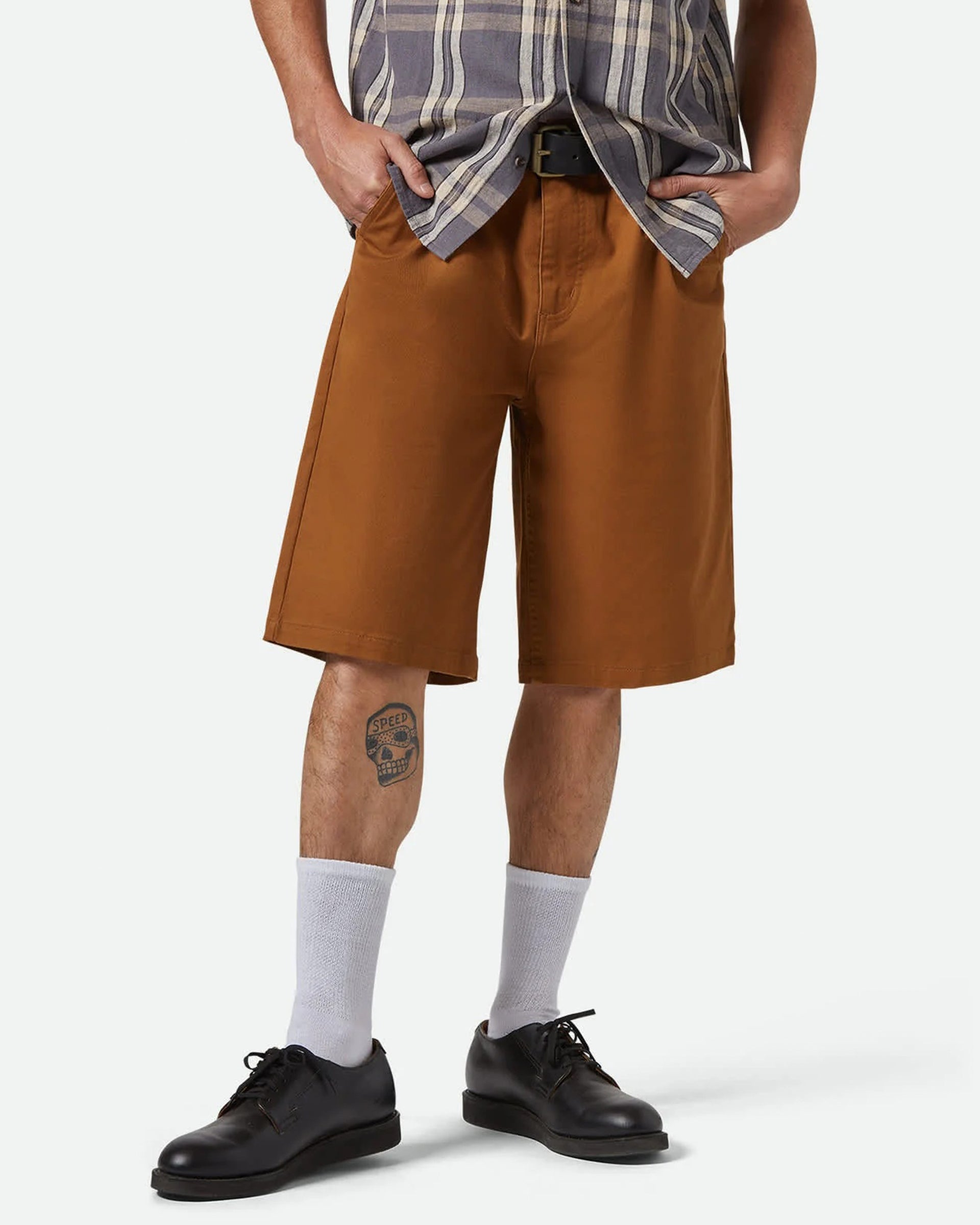 Choice Chino Baggy Short - Washed Copper – Jack's Surfboards