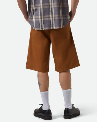 Brixton Choice Chino Baggy Short - Washed Copper