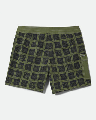 Brixton Classic 17" Trunk - Barb Wire/Sea Kelp