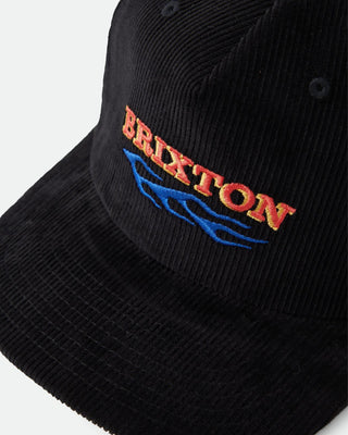 Brixton Clifton Snapback Hat - Black