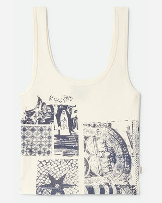 Brixton Women's Collage A-Tank - Off White
