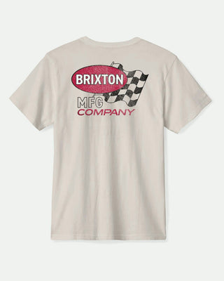 Brixton Collins Short Sleeve Standard T-Shirt - Cream